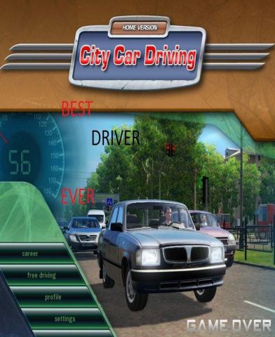 โหลดเกม [PC] CITY CAR DRIVING HOME EDITION v1.4.1 [ONE2UP]